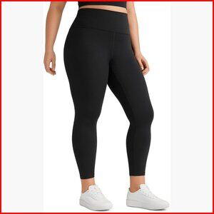 Buttery Soft High Waisted Leggings 25" Inseam Plus Size Workout Pants